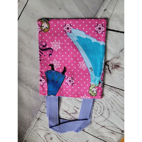 Frozen Crayon Holder Tote Bag Handmade Childrens Bag - Picture 5 of 8